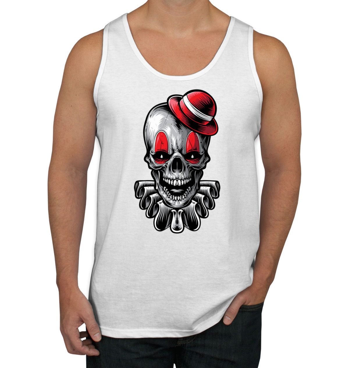 Clown Skull Men's Tank Top