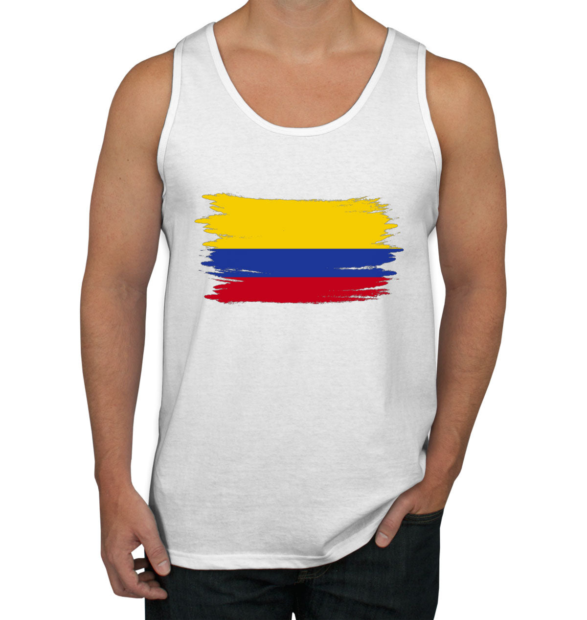 Colombia Flag Men's Tank Top