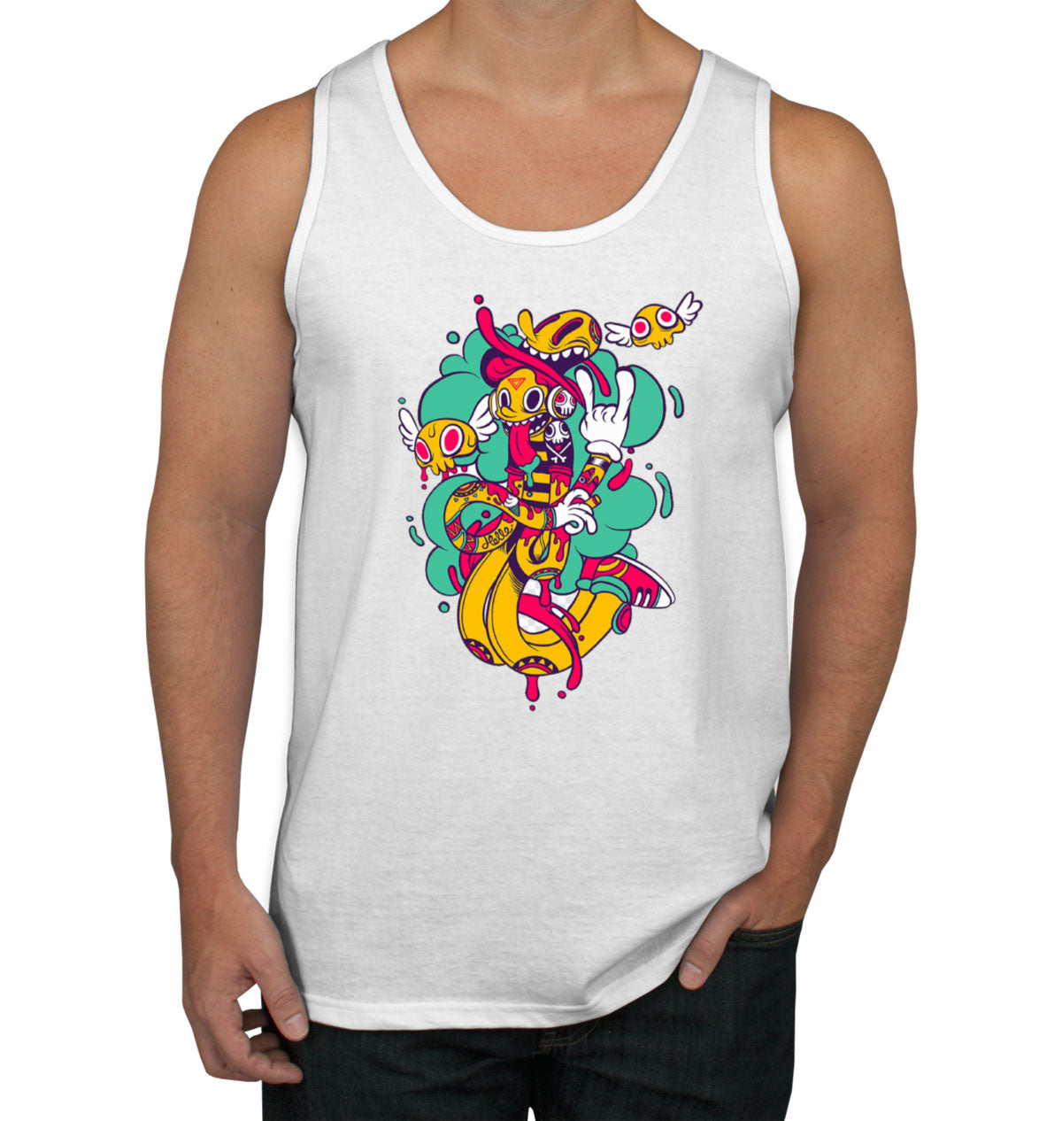 Graffiti Design Men's Tank Top