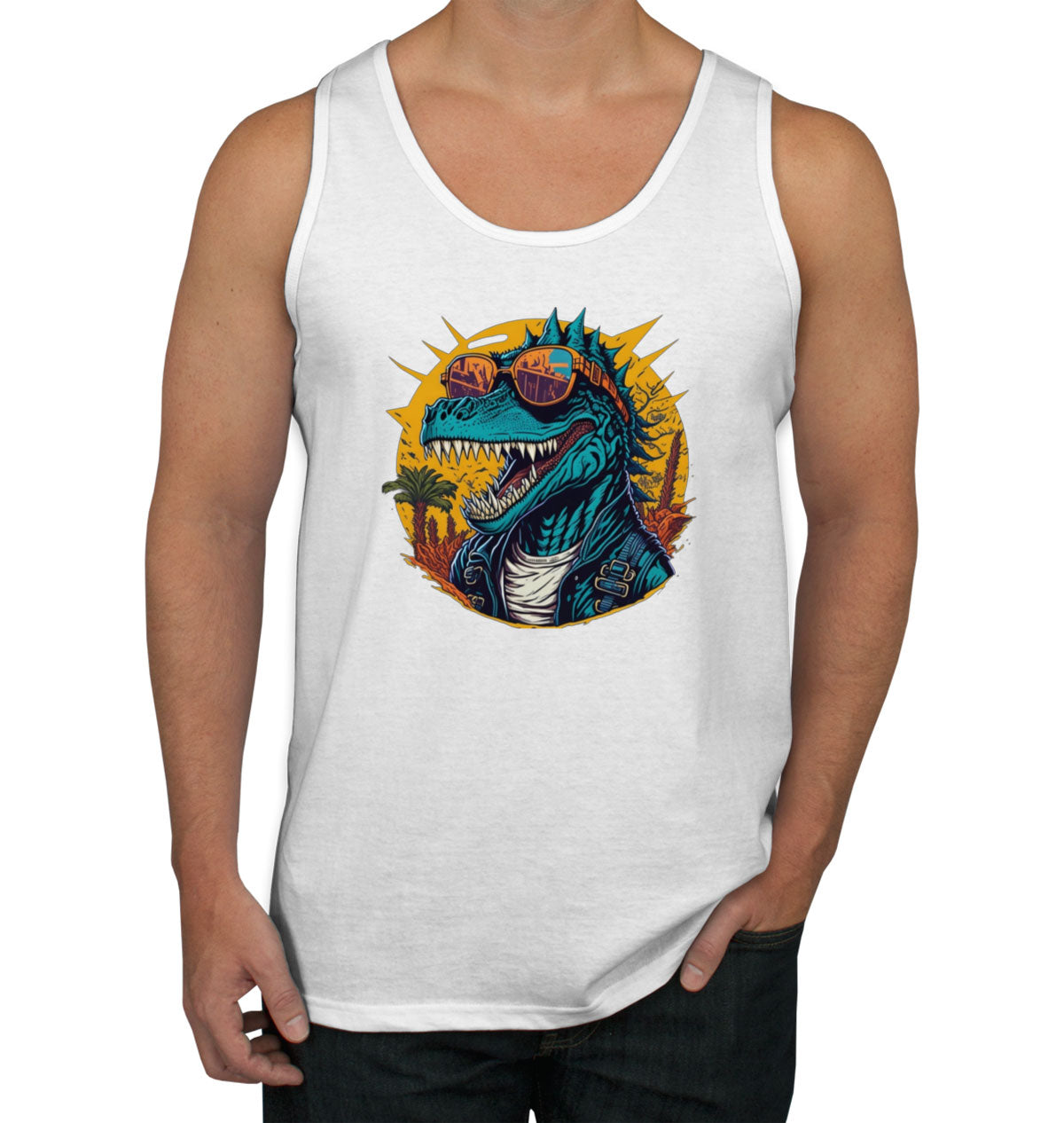 Cool Dinosaur Men's Tank Top