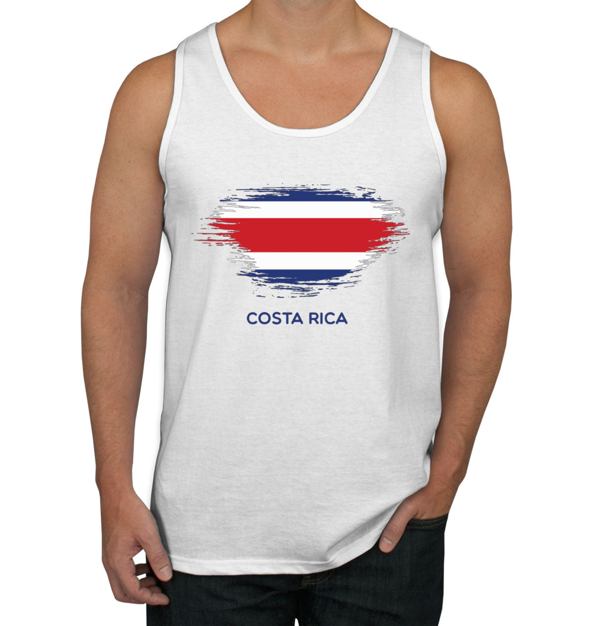 Costa Rica Flag Men's Tank Top