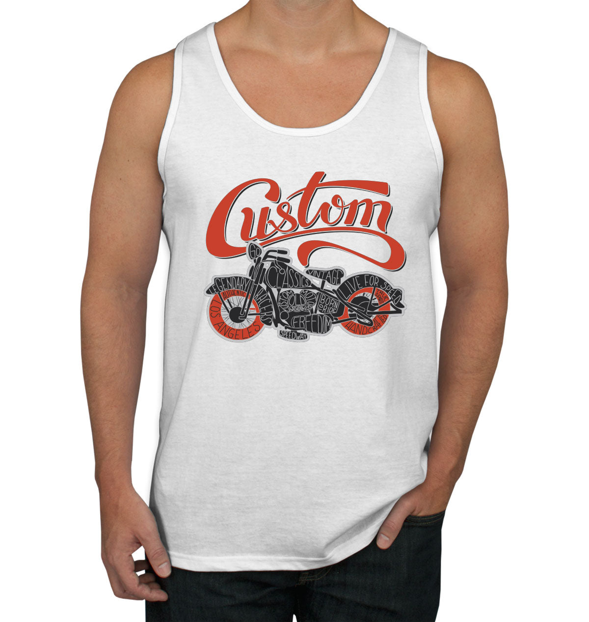 Custom Motorcycle Men's Tank Top