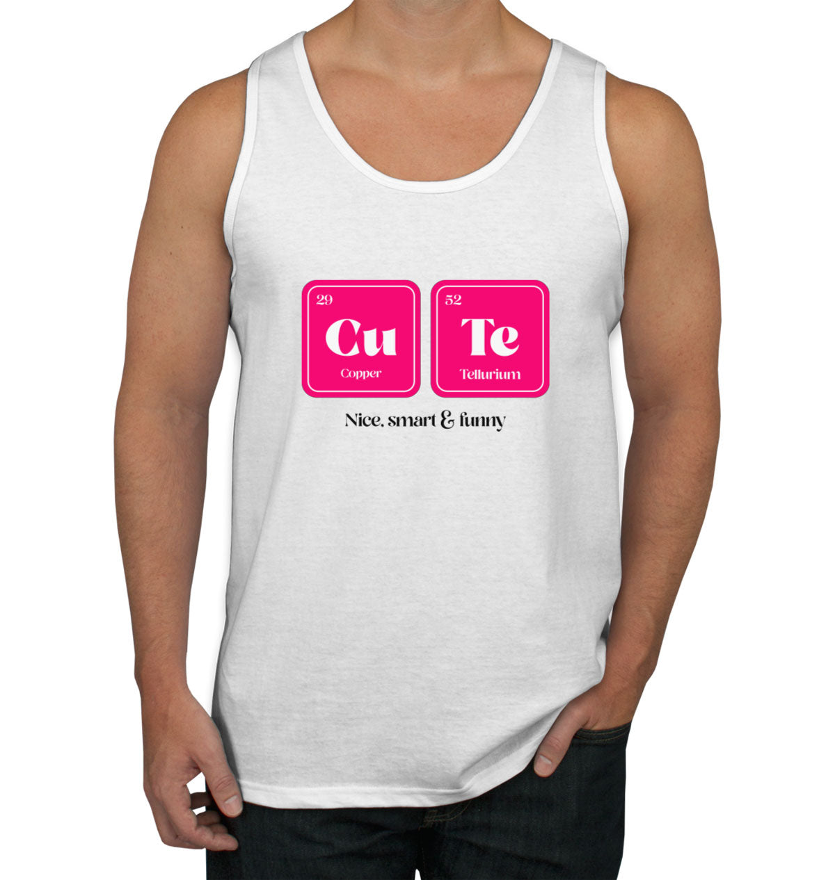 Cute Funny Periodic Table Men's Tank Top