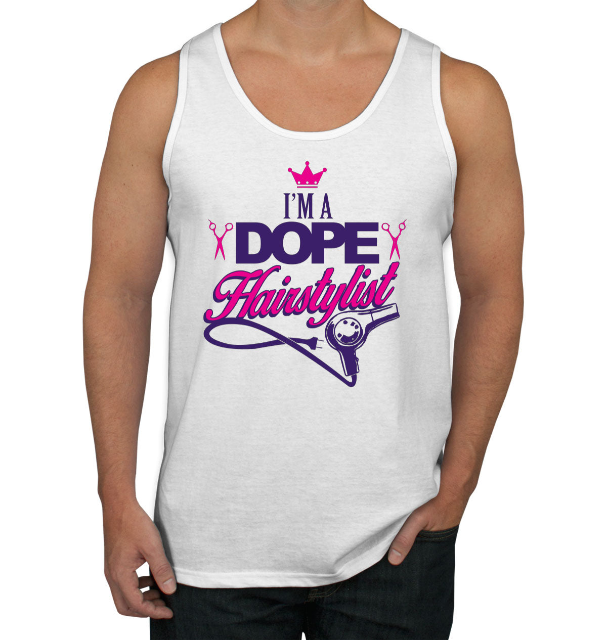 I'm A Dope Hairstylist Men's Tank Top