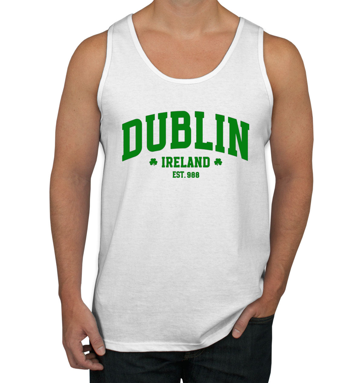 Dublin Ireland St. Patrick's Day Men's Tank Top
