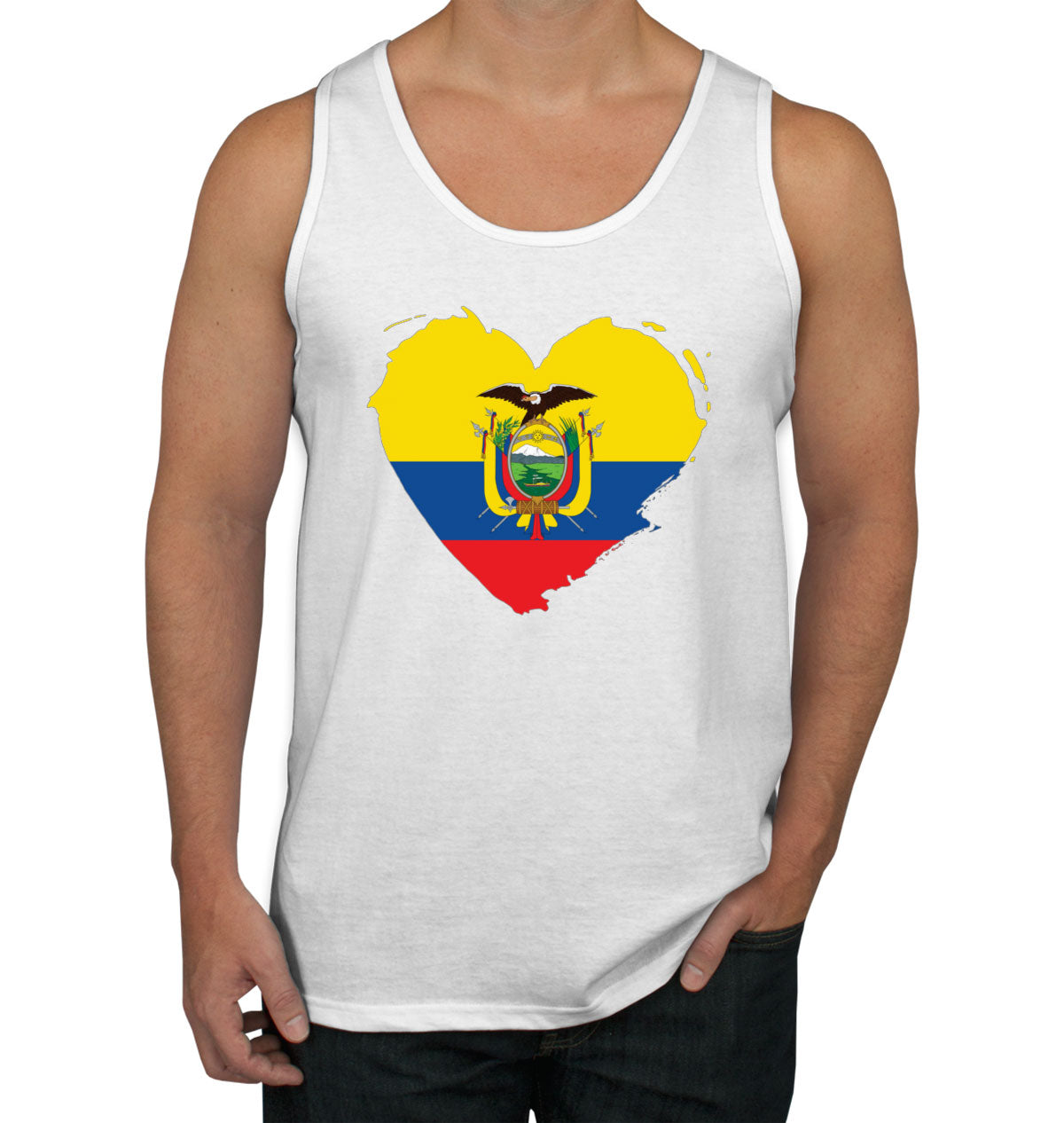 Ecuador Flag Men's Tank Top