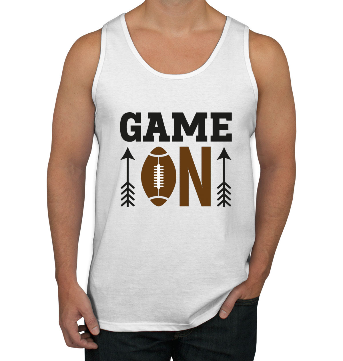 Game On Football Men's Tank Top