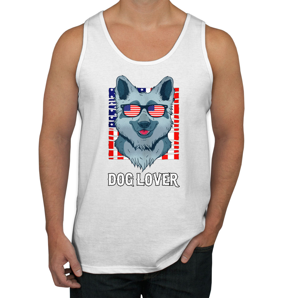 German Shepherd Dog Lover Men's Tank Top