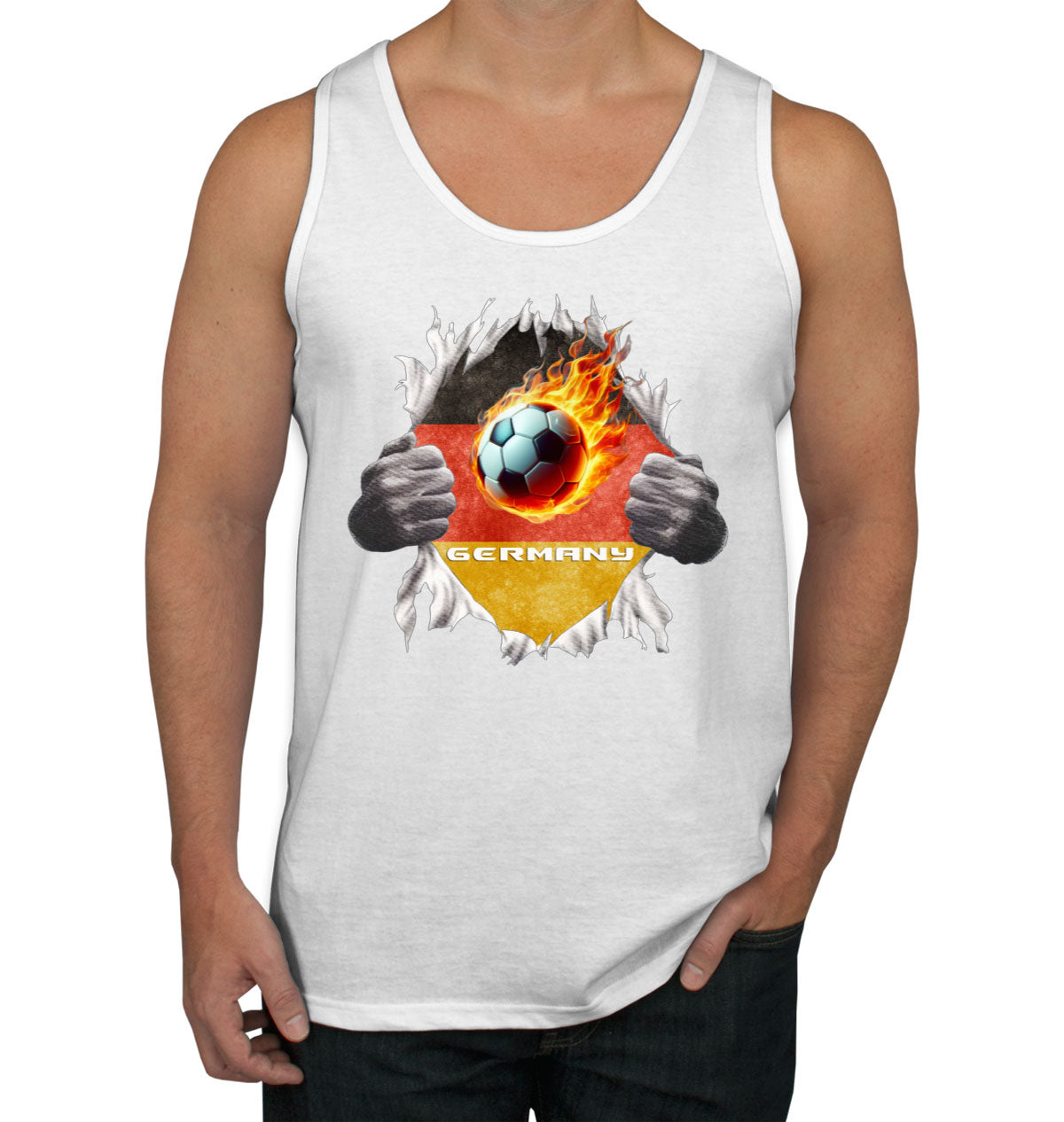 Germany Euro Cup Soccer Football Men's Tank Top