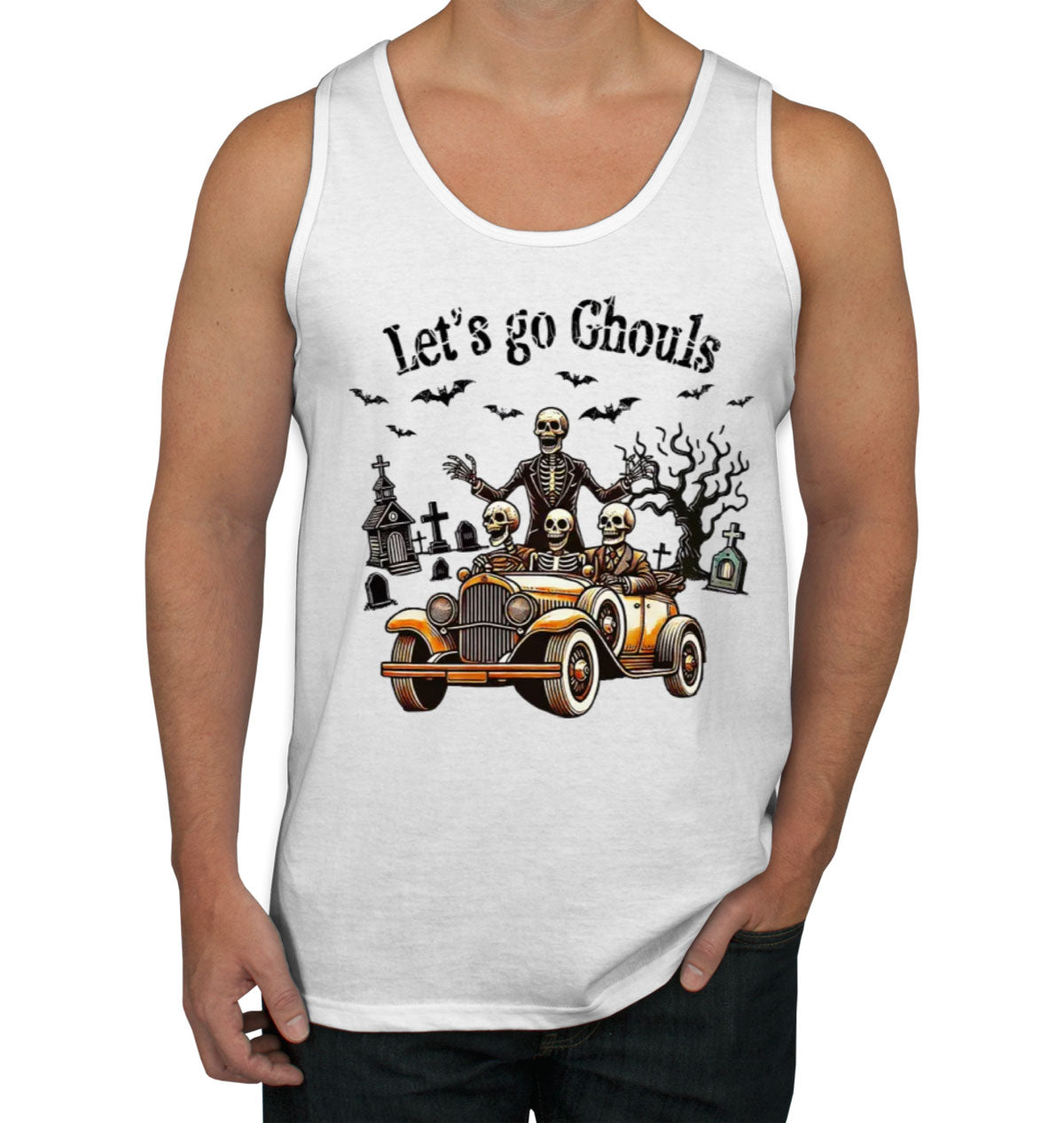 Let's go Ghouls Halloween Men's Tank Top