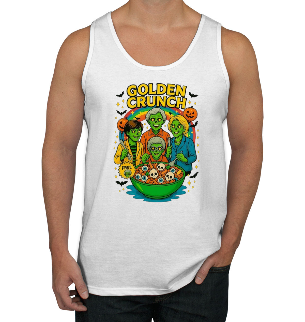 Golden Crunch Halloween Men's Tank Top