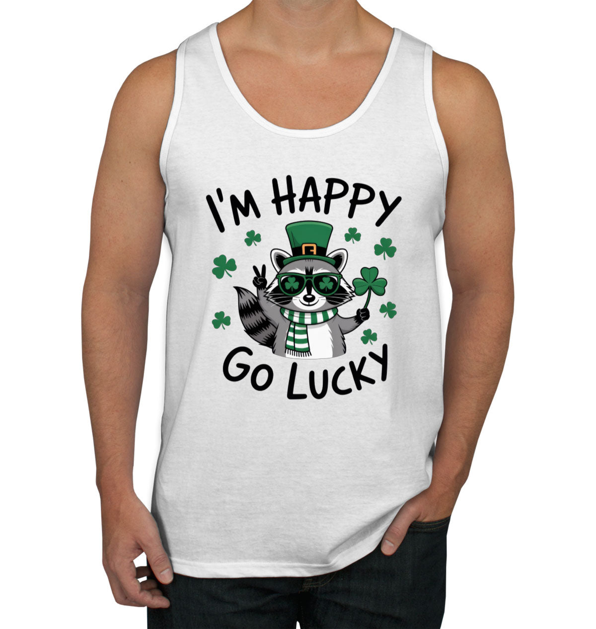 I'm Happy Go Lucky St. Patrick's Day Men's Tank Top