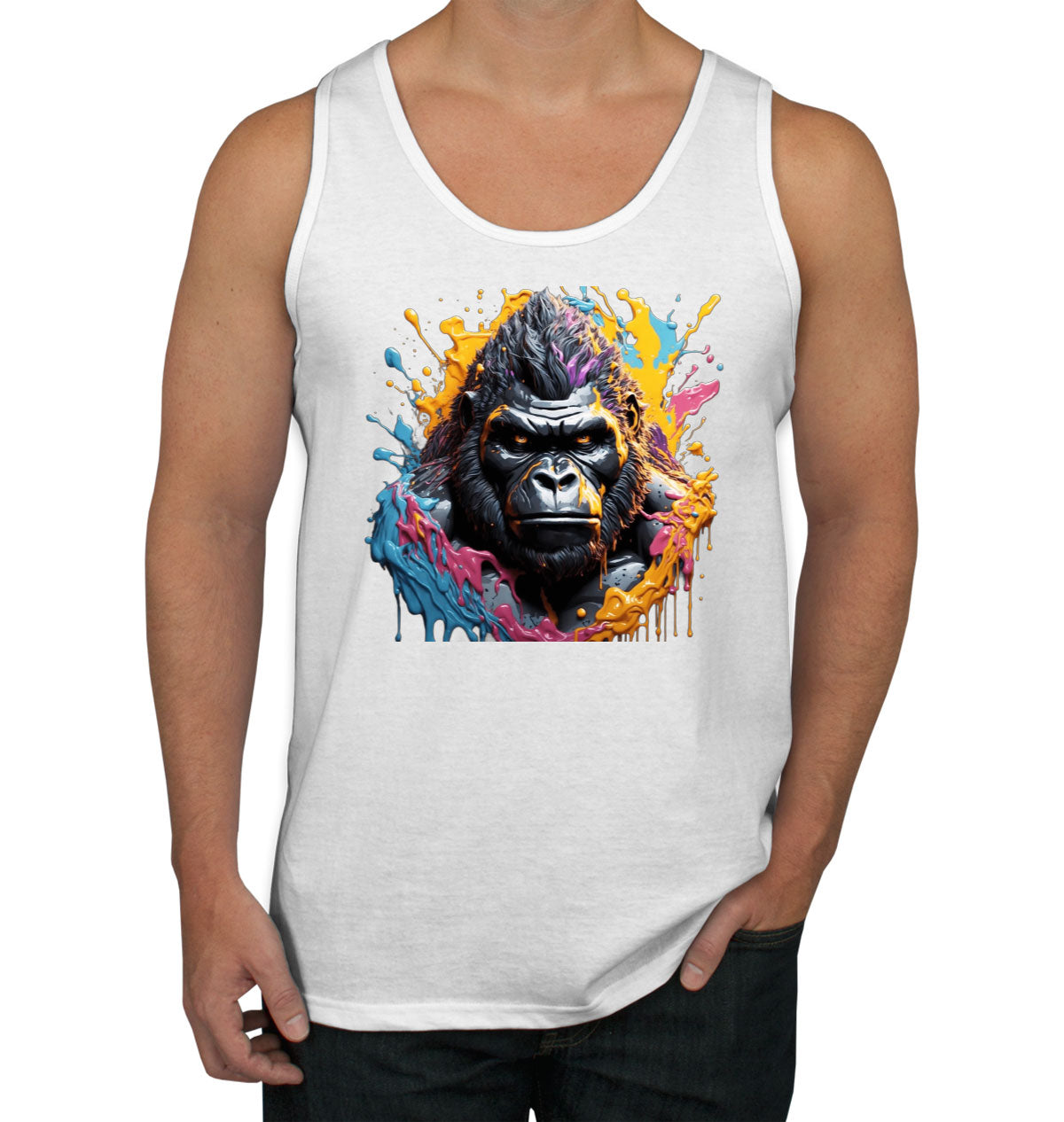 Colorful Gorilla Men's Tank Top
