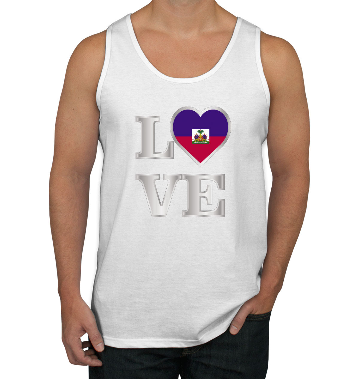 Haiti Love Men's Tank Top