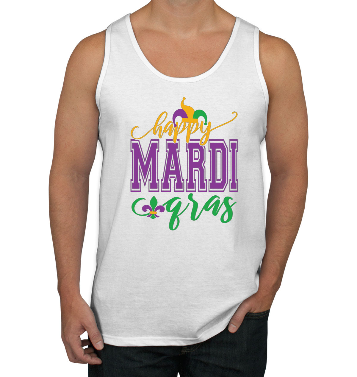 Happy Mardi Gras Men's Tank Top