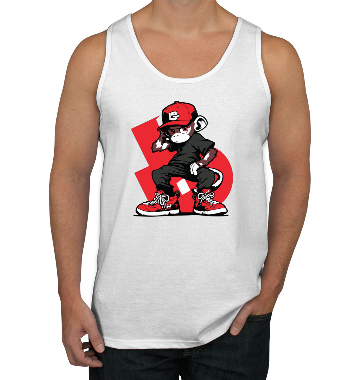 Hip Hop Monkey Men's Tank Top