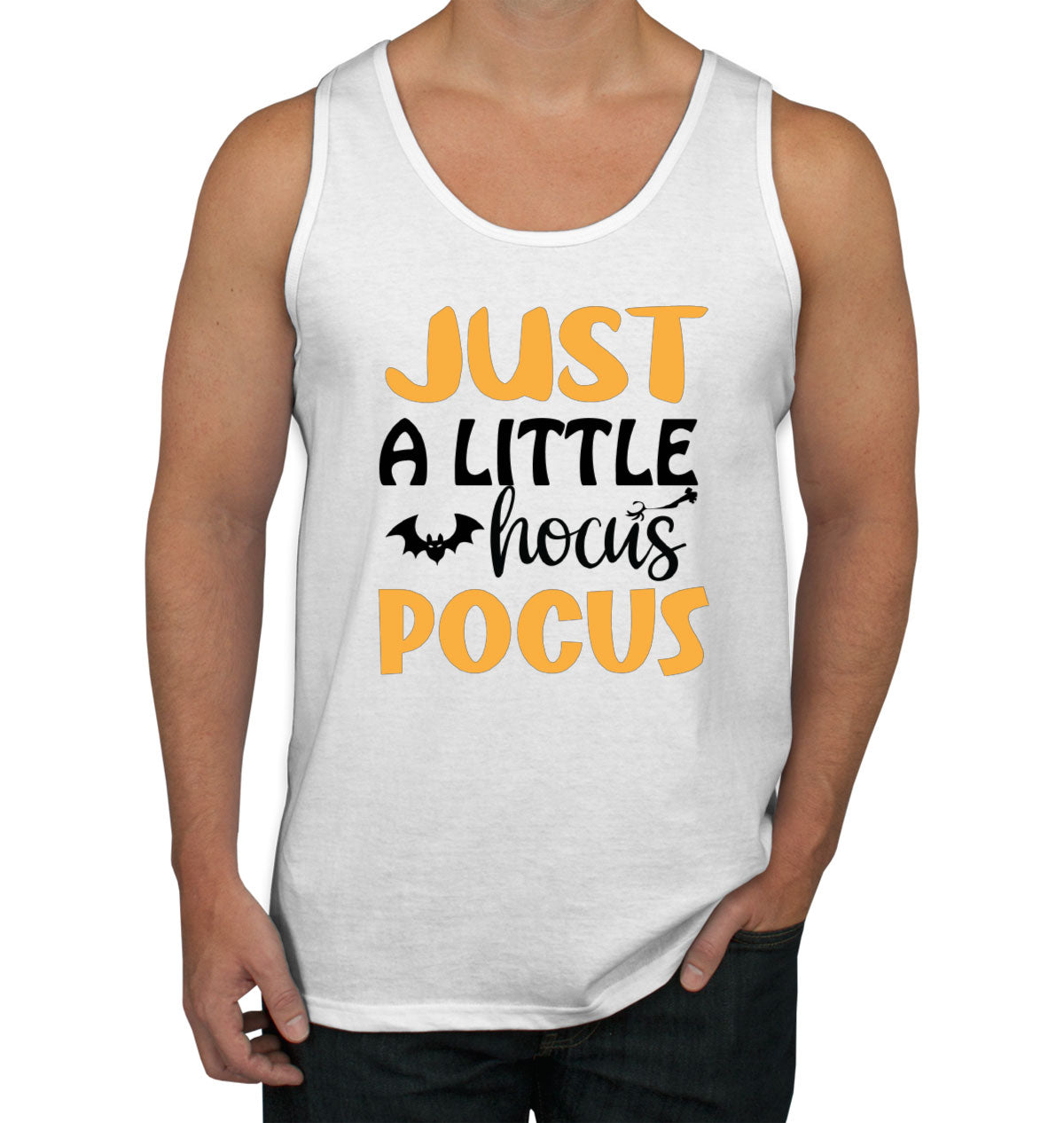 Just A Little Hocus Pocus Halloween Men's Tank Top