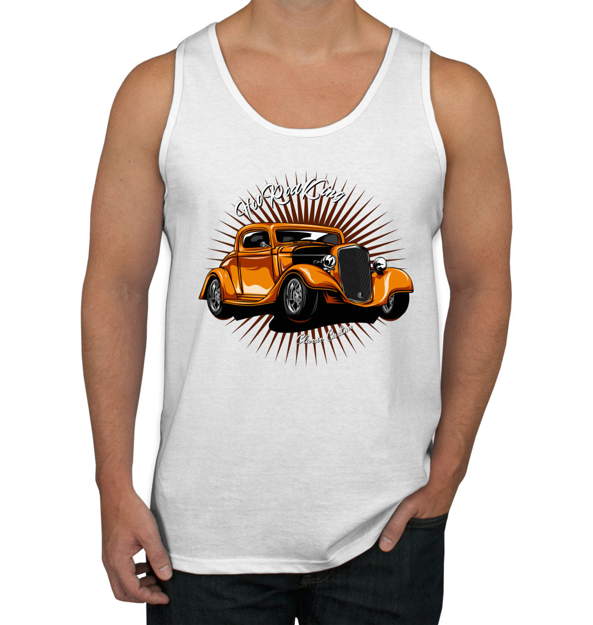 Hot Rod King Classic Custom Car Men's Tank Top