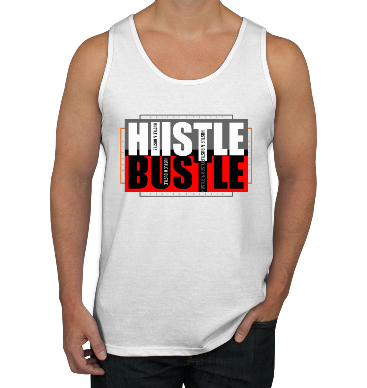 Hustle Bustle Men's Tank Top