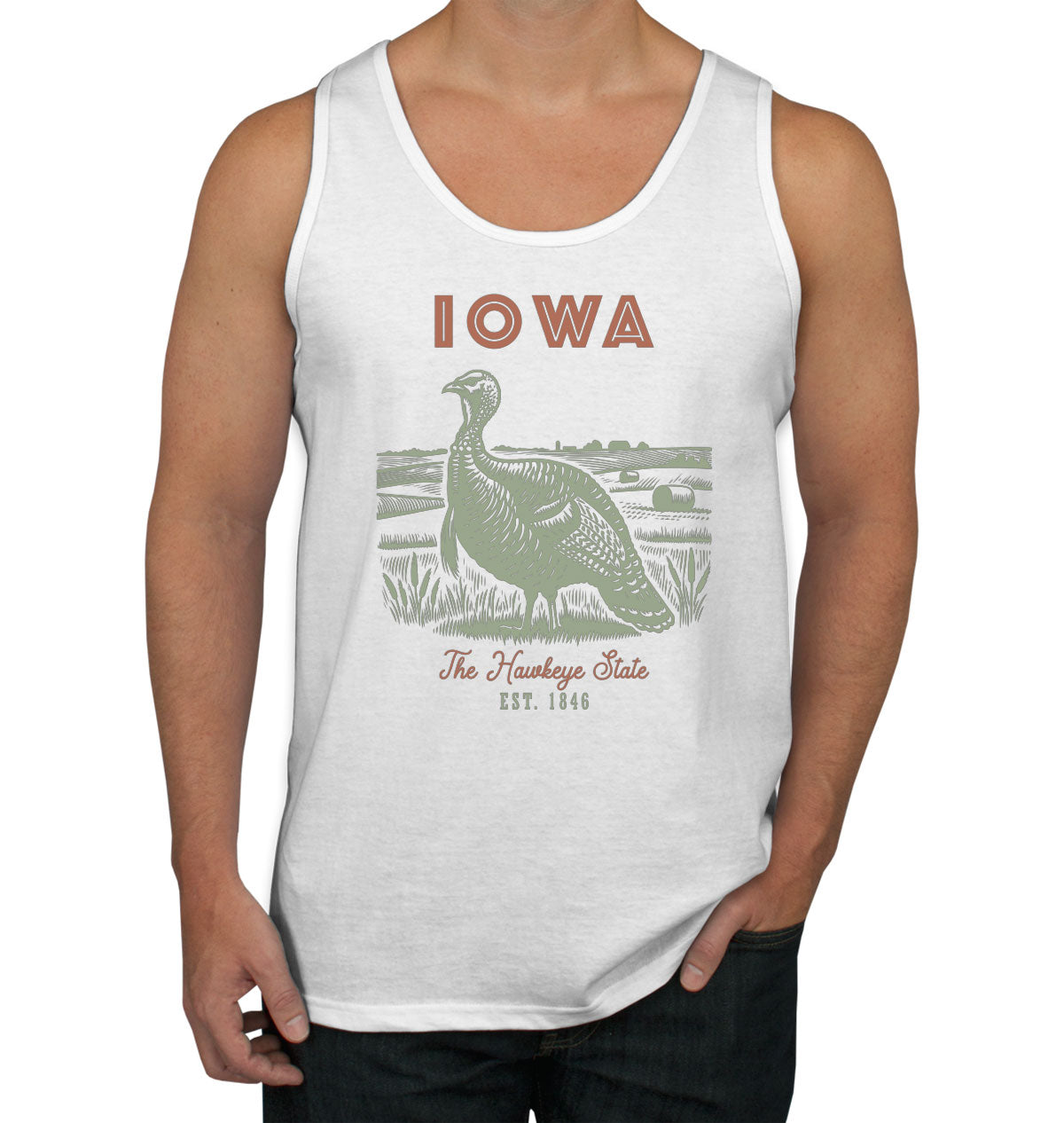 Iowa State Vintage Men's Tank Top