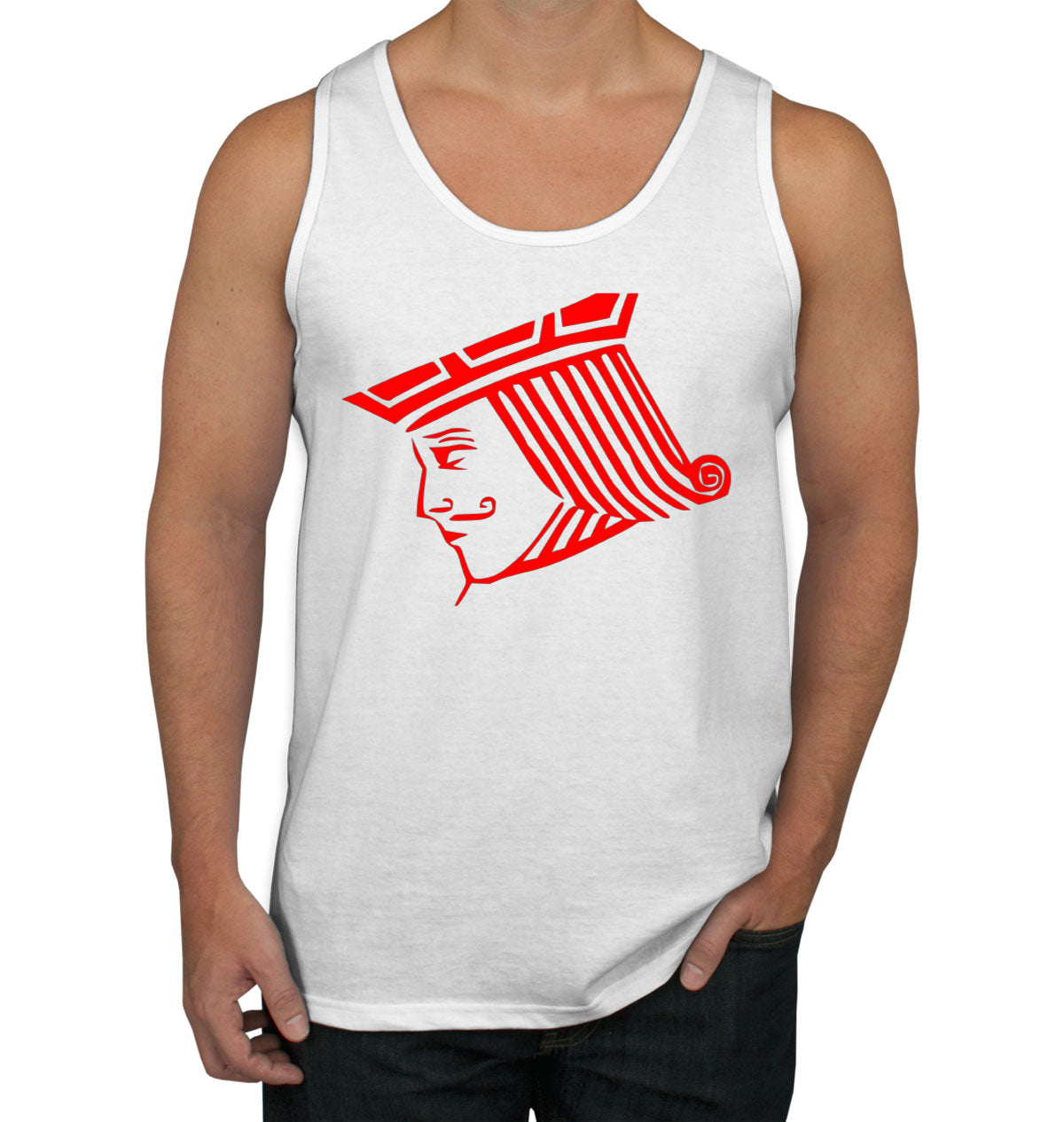 Jack King Playing Cards Men's Tank Top