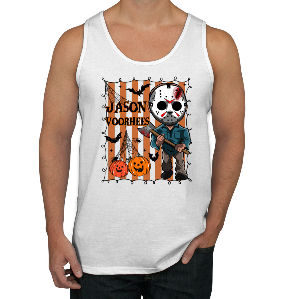 Jason Horror Movie Character Halloween Men's Tank Top