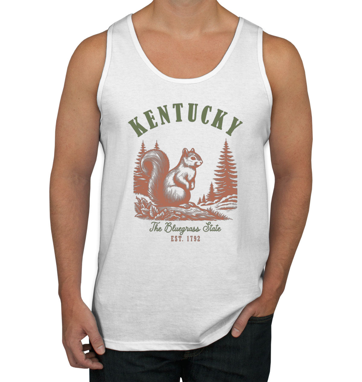 Kentucky State Vintage Men's Tank Top