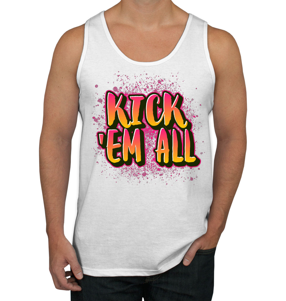 Kick 'Em All Men's Tank Top