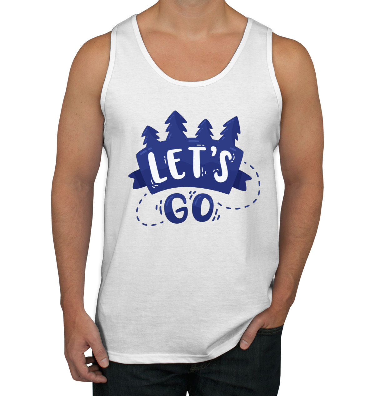 Let's Go Camp Men's Tank Top