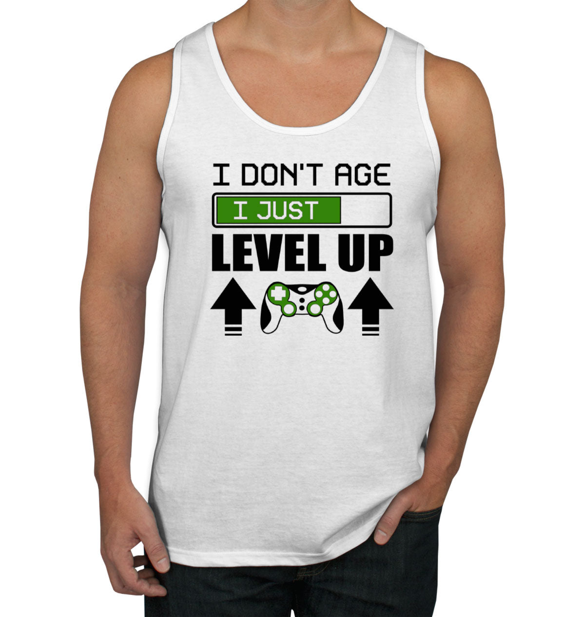 I Don't Age I Just Level Up Men's Tank Top