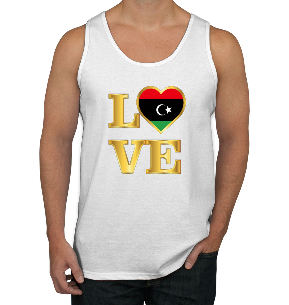 Libya Love Men's Tank Top