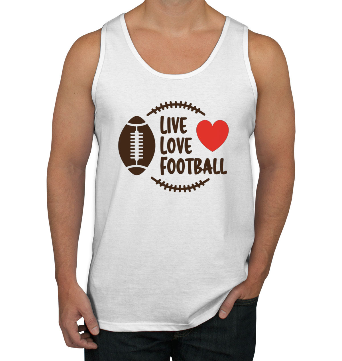 Live Love Football Men's Tank Top
