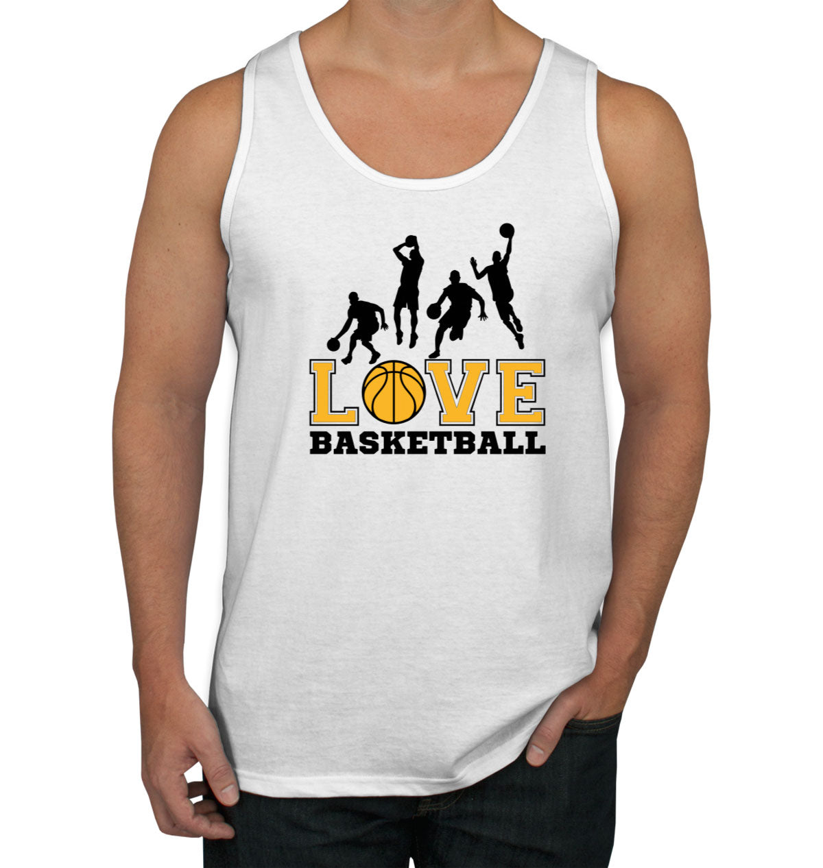 Love Basketball Men's Tank Top