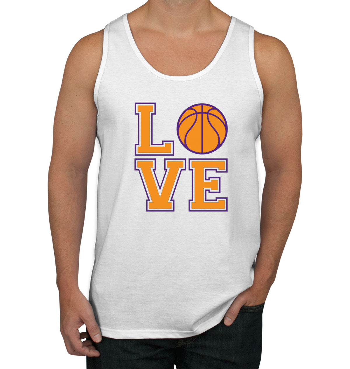 Love Basketball Men's Tank Top
