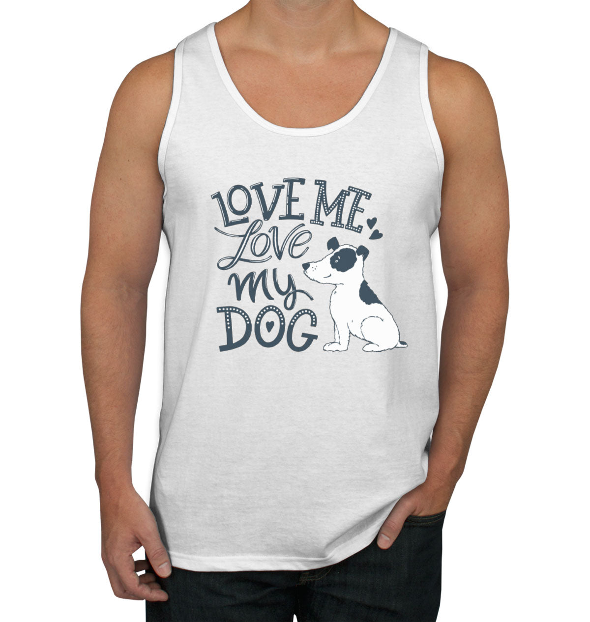 Love Me Love My Dog Men's Tank Top