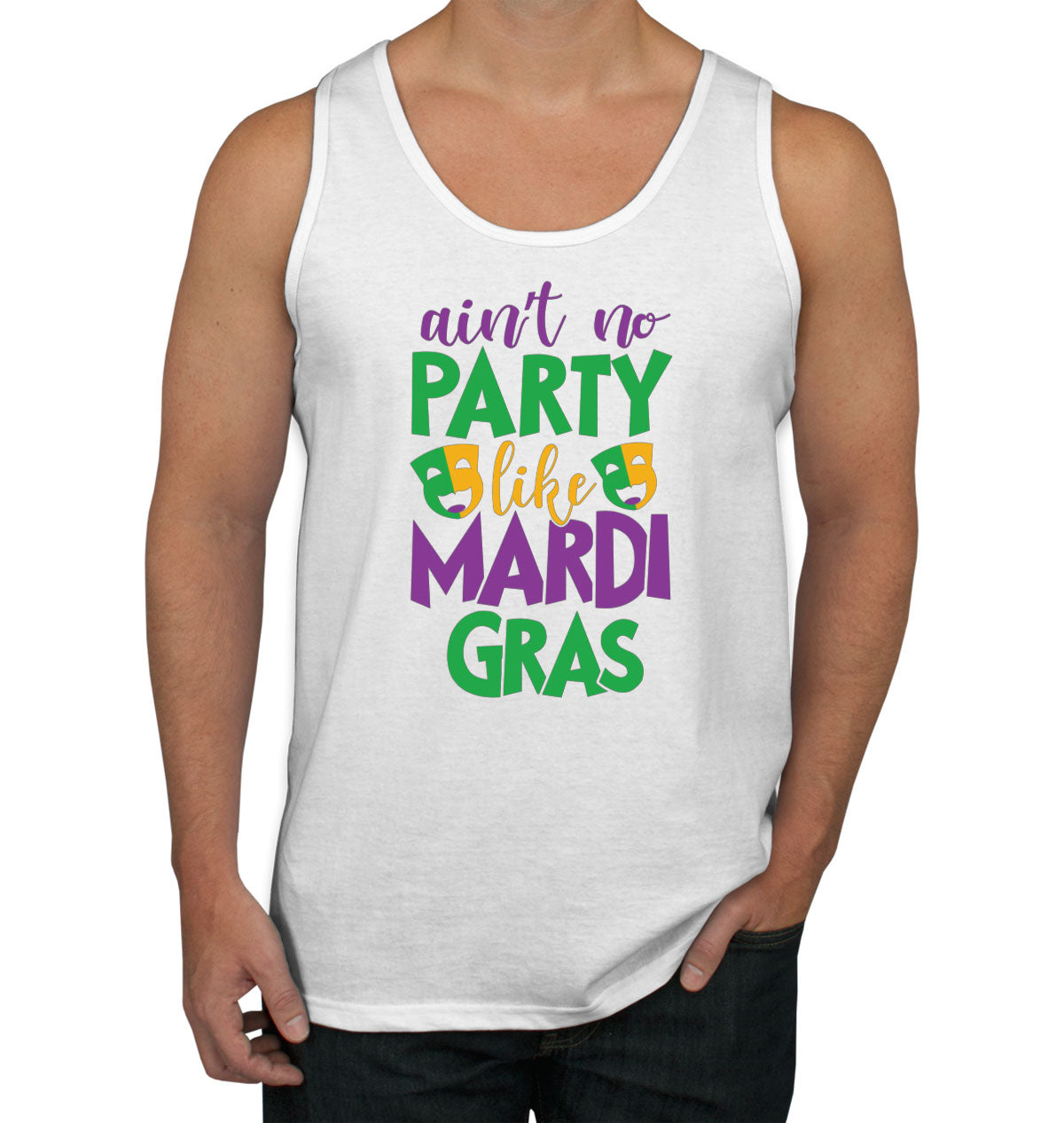 Ain't No Party Like Mardi Gras Men's Tank Top