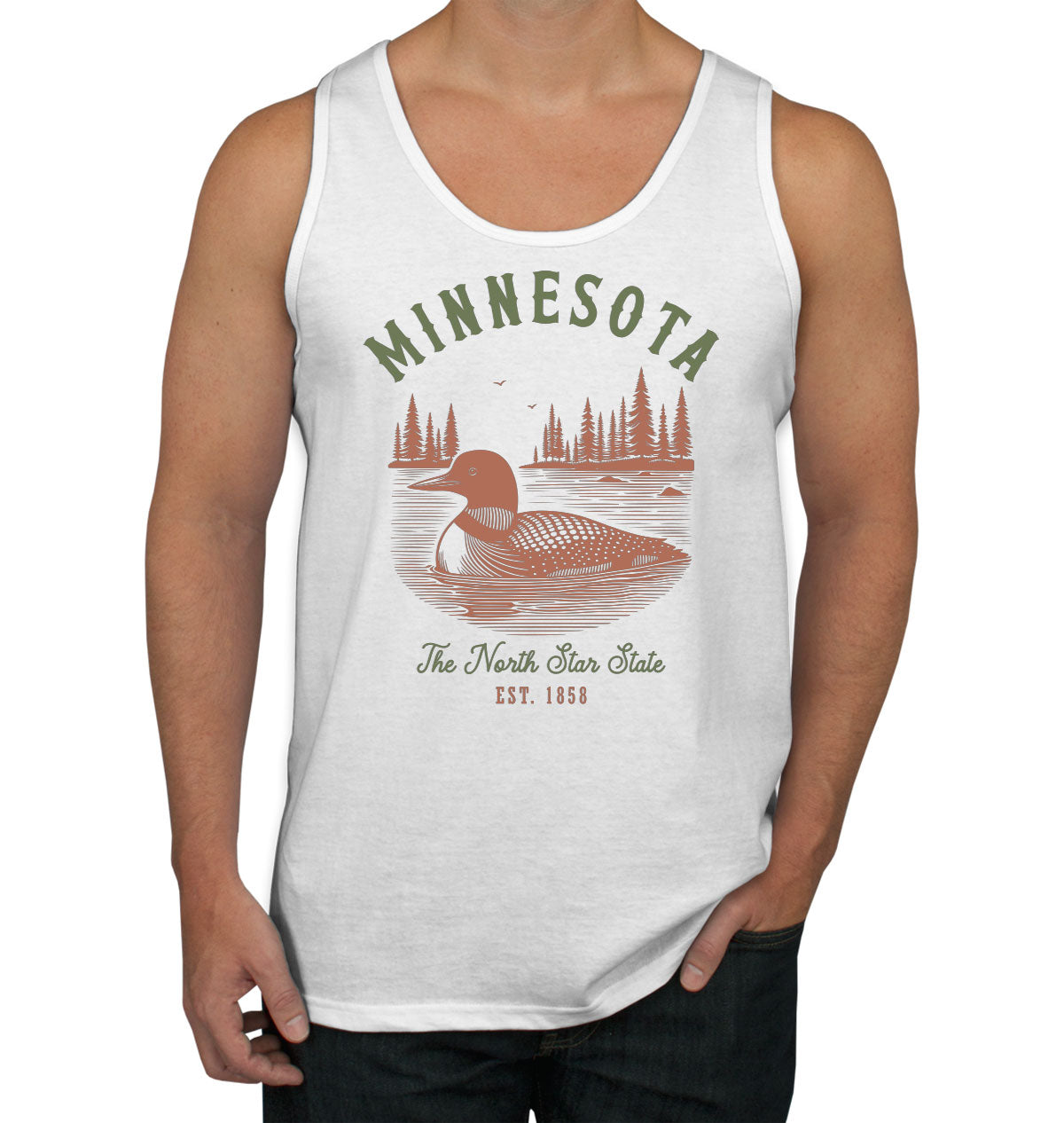 Minnesota State Vintage Men's Tank Top