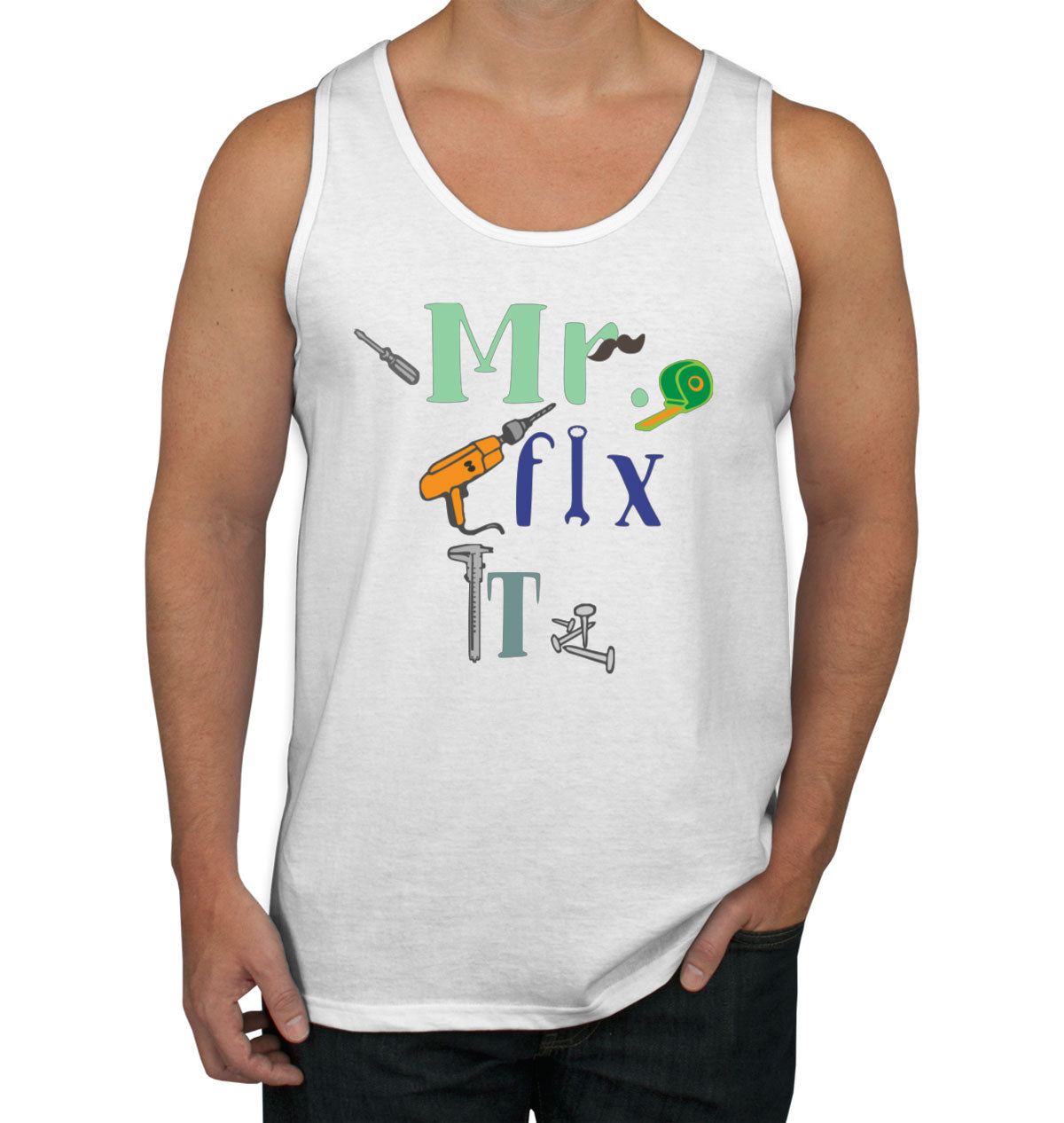 Mr. Fix It Father's Day Men's Tank Top