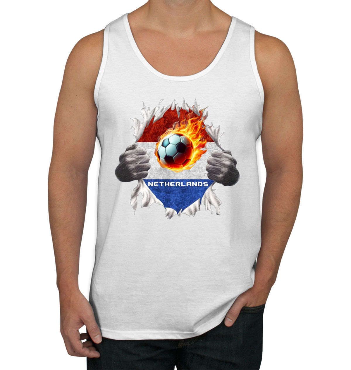 Netherlands Euro Cup Soccer Football Men's Tank Top