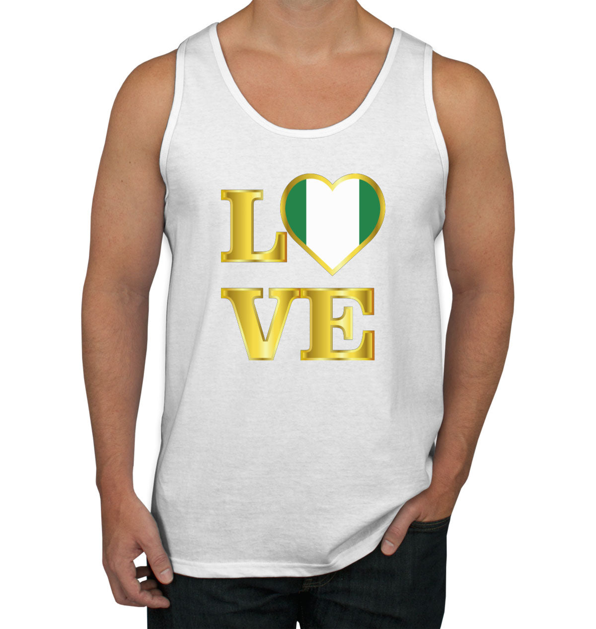 Nigeria Love Men's Tank Top