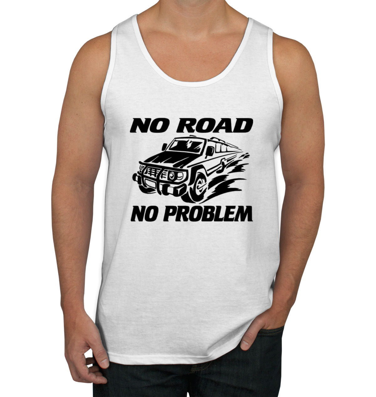 No Road No Problem Off Road Men's Tank Top
