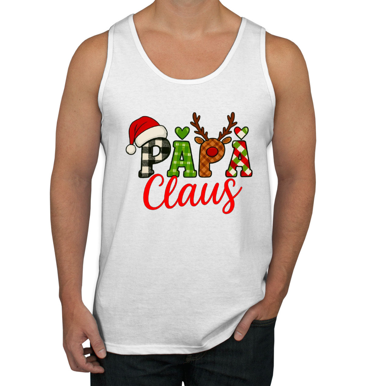 Papa Claus Christmas Men's Tank Top