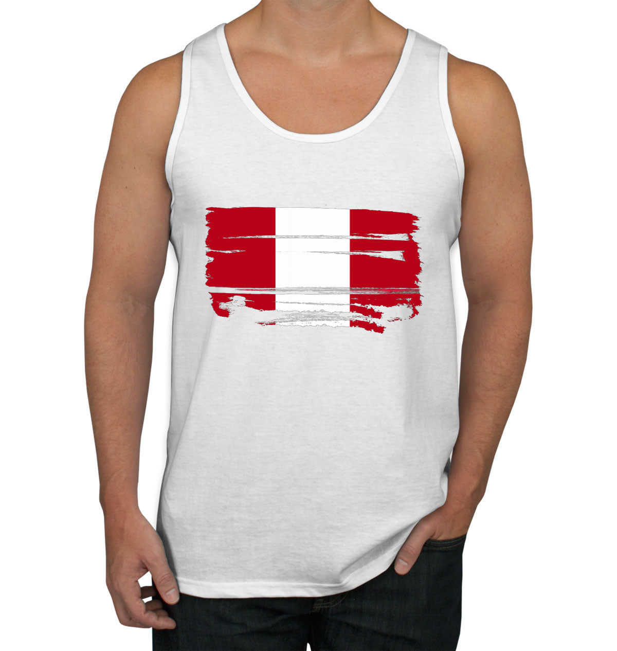 Peru Flag Men's Tank Top