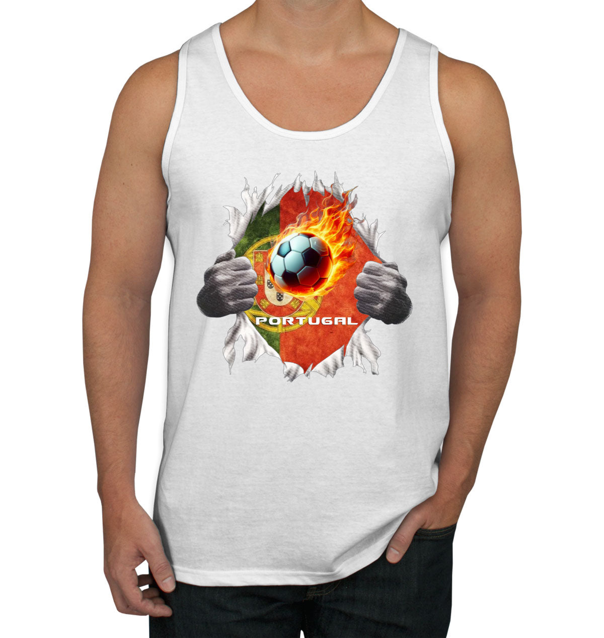 Portugal Euro Cup Soccer Football Men's Tank Top