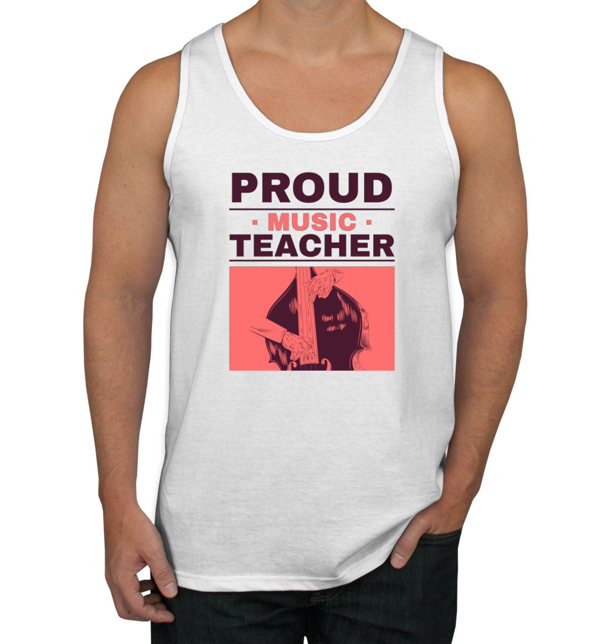 Proud Music Teacher Men's Tank Top