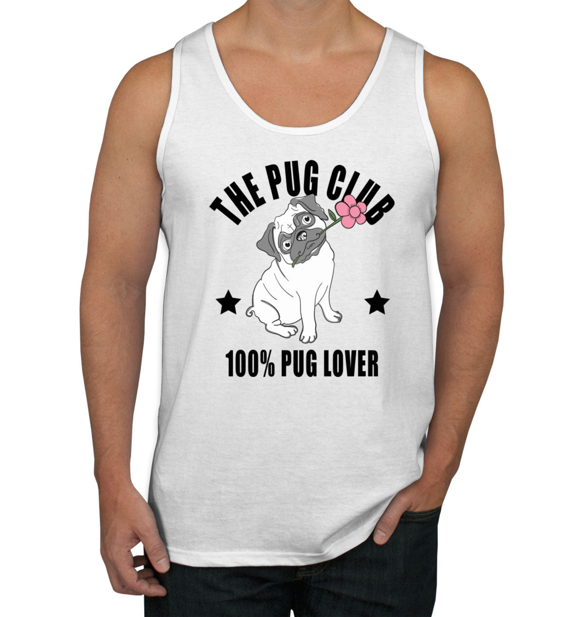 The Pug Club Pug Lover Men's Tank Top