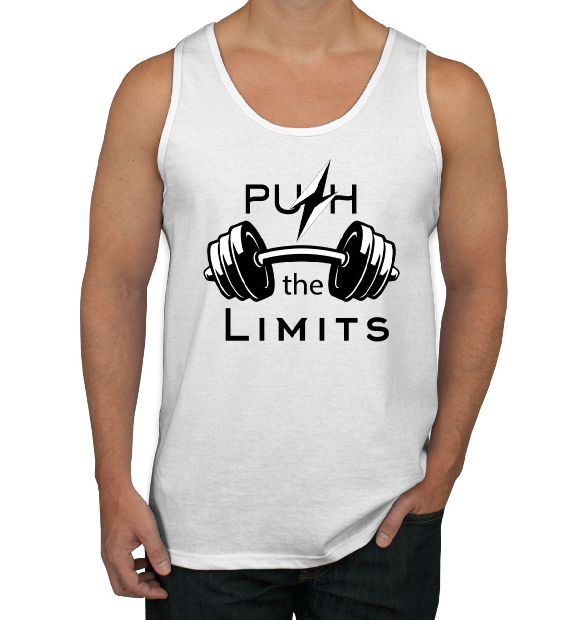 Push The Limit Gym Fitness Men's Tank Top