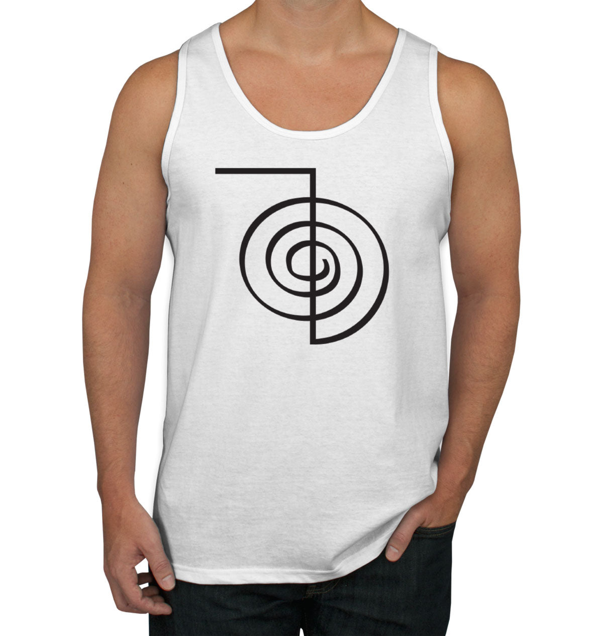 Cho Ku Rei Reiki Power Symbol Men's Tank Top