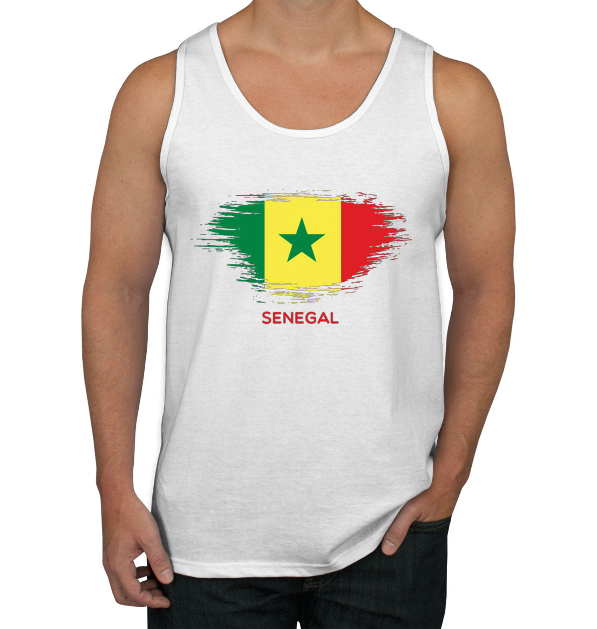 Senegal Flag Men's Tank Top