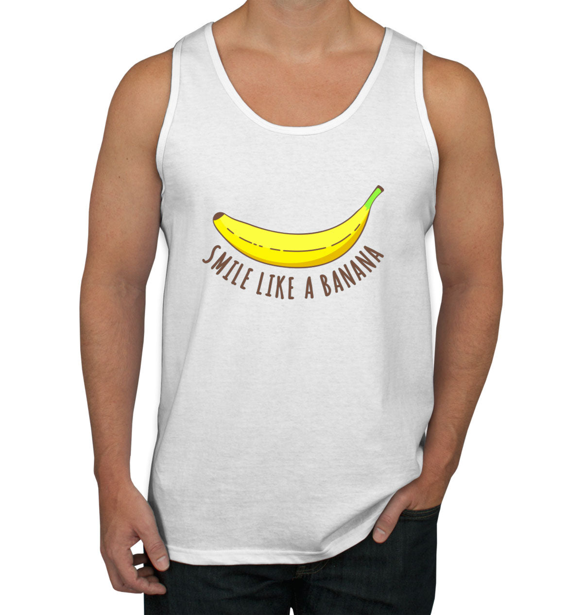 Smile Like A Banana Men's Tank Top